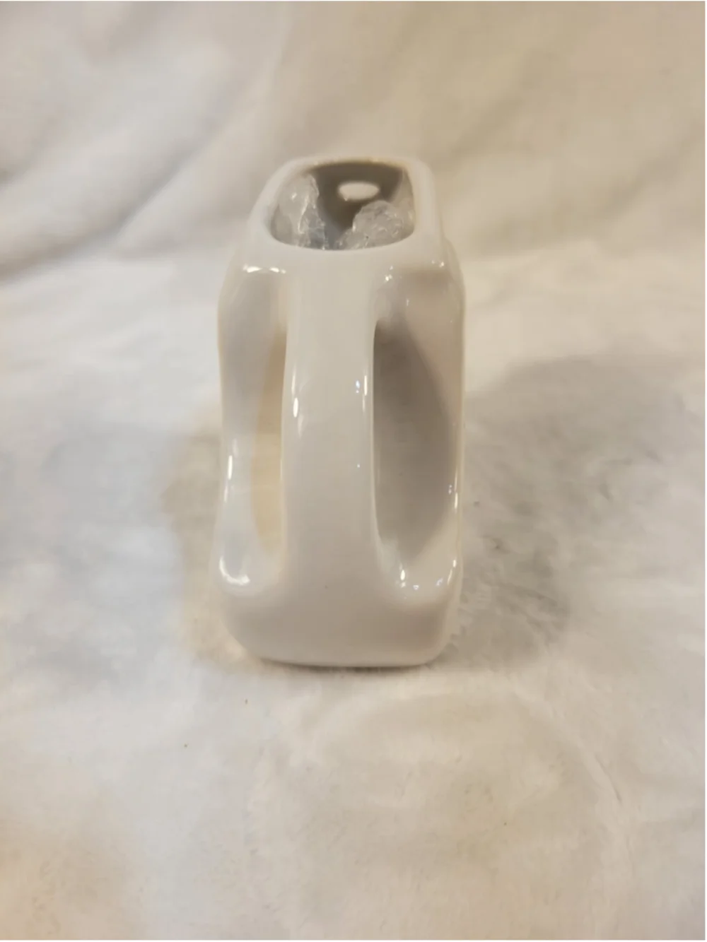 Fiestaware Fiesta HLCCA Exclusive Peacock Decal Mini Disk Pitcher White 2025 NEW